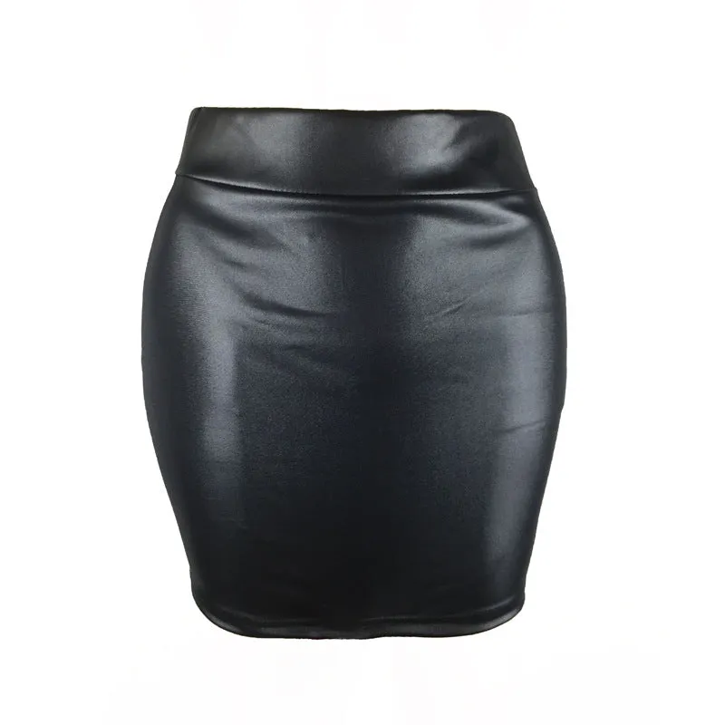 S-XL Korean Women Matt Summer Pencil Skirt