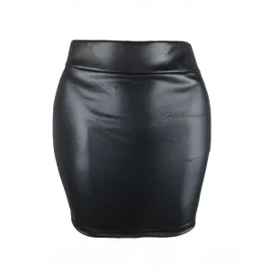 S-XL Korean Women Matt Summer Pencil Skirt