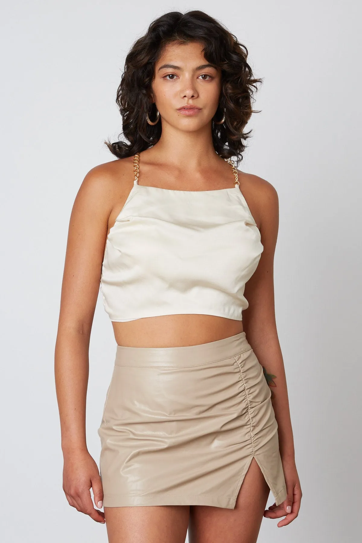Satin Halter Top