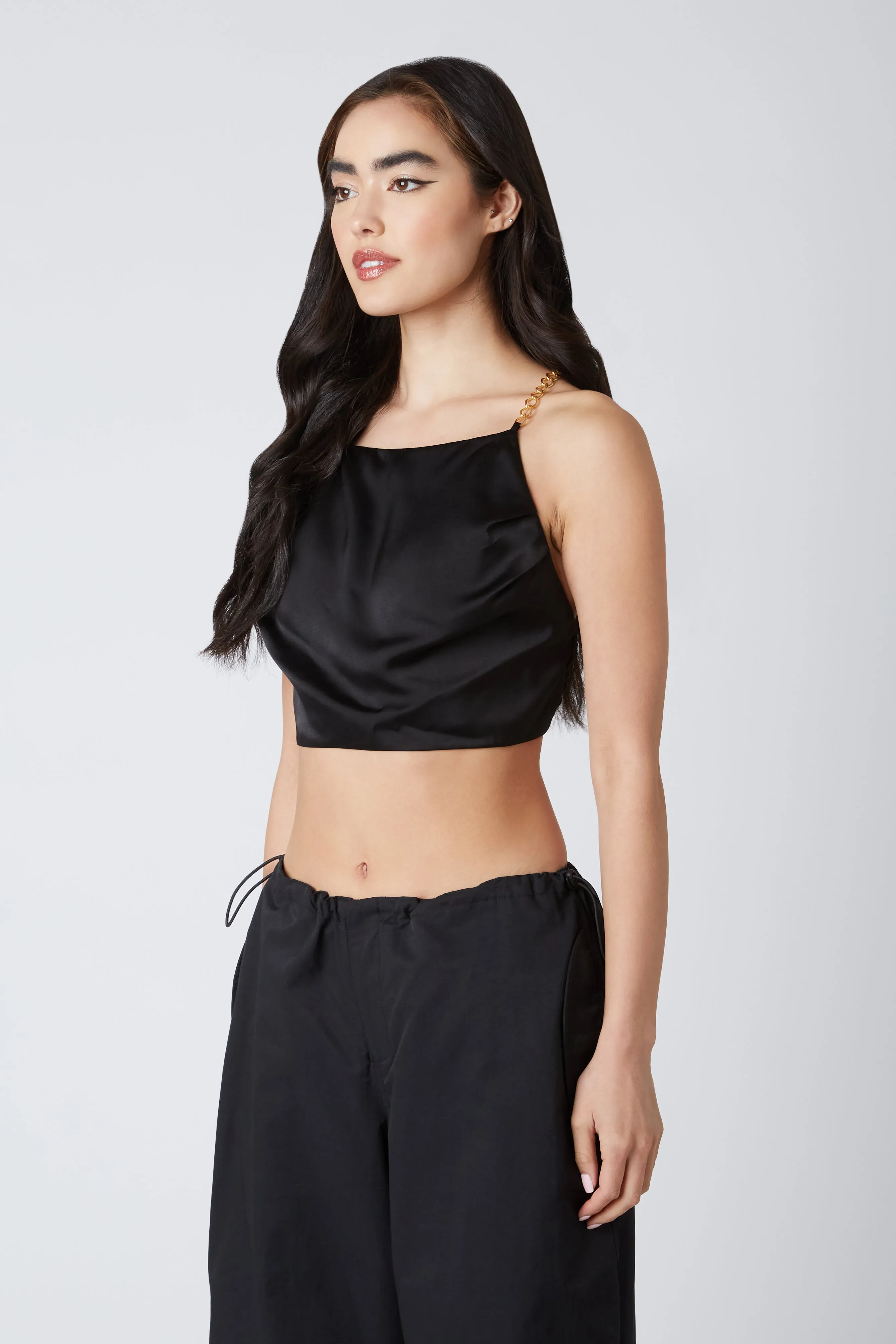 Satin Halter Top