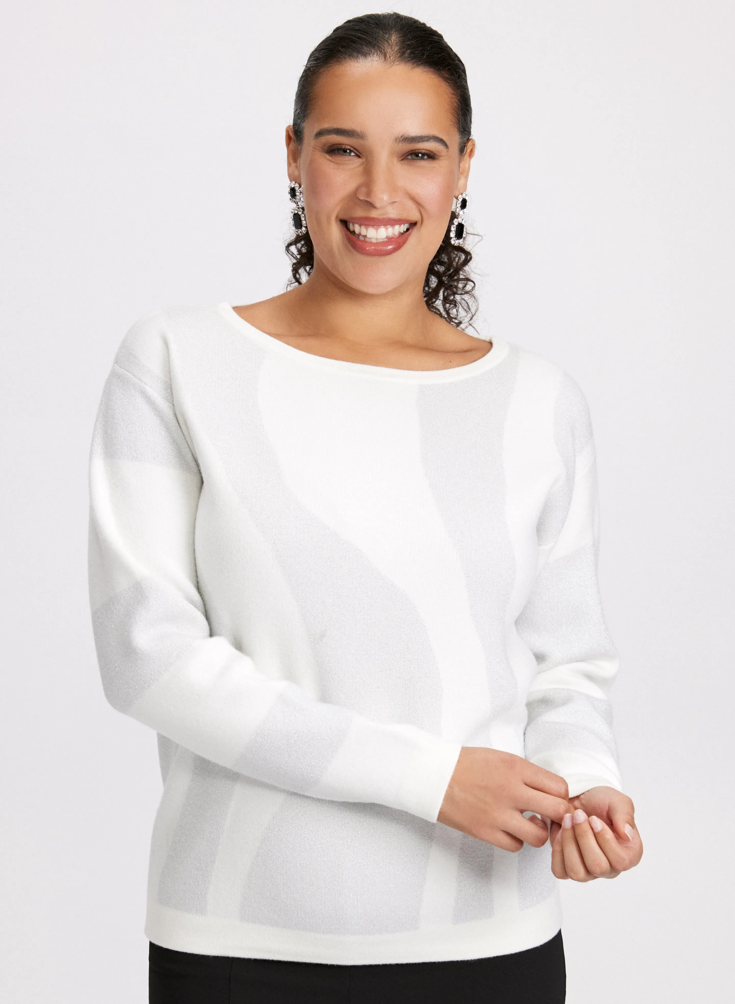 Shadow Swirl Dolman Sweater