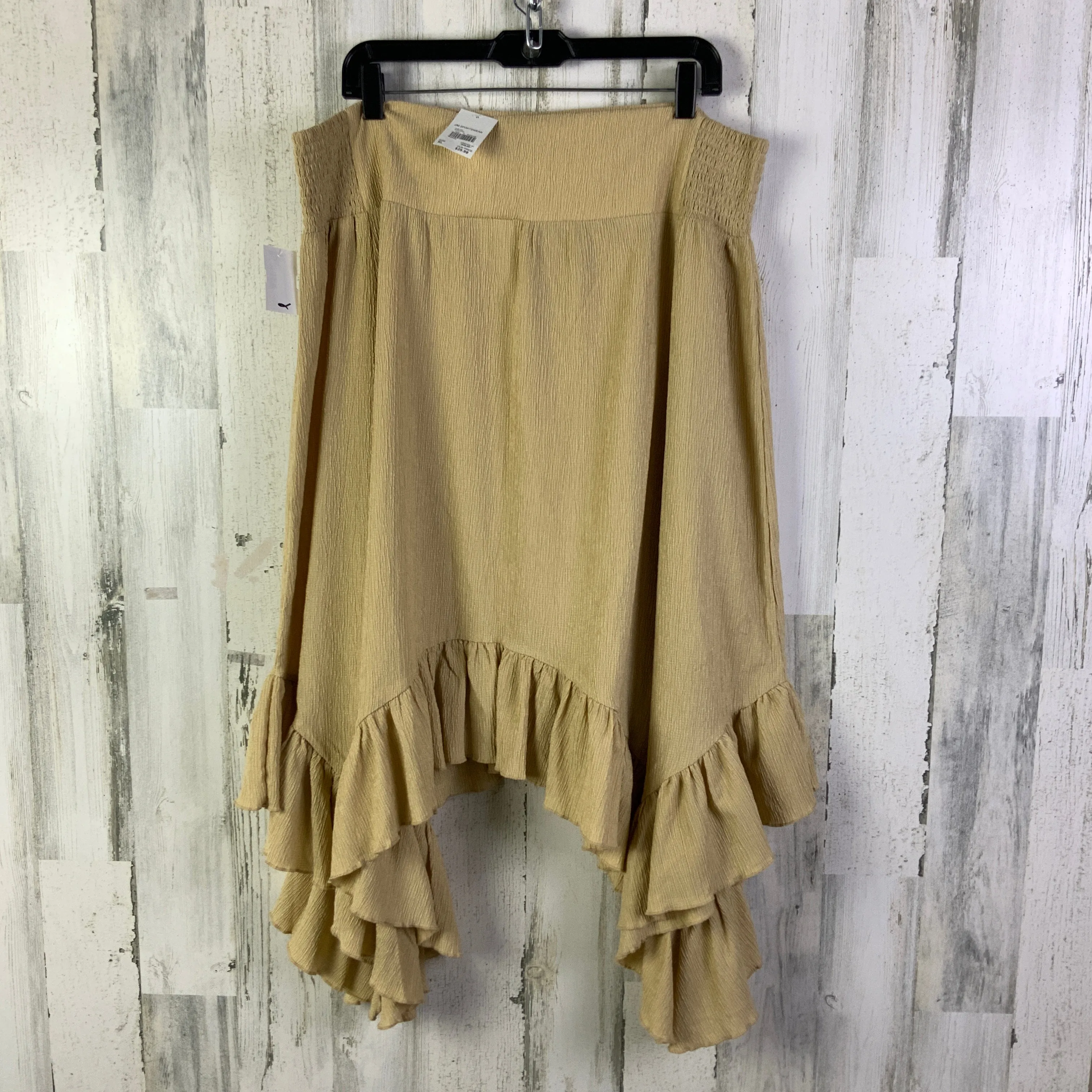 Skirt Midi By Cato In Tan, Size: 16