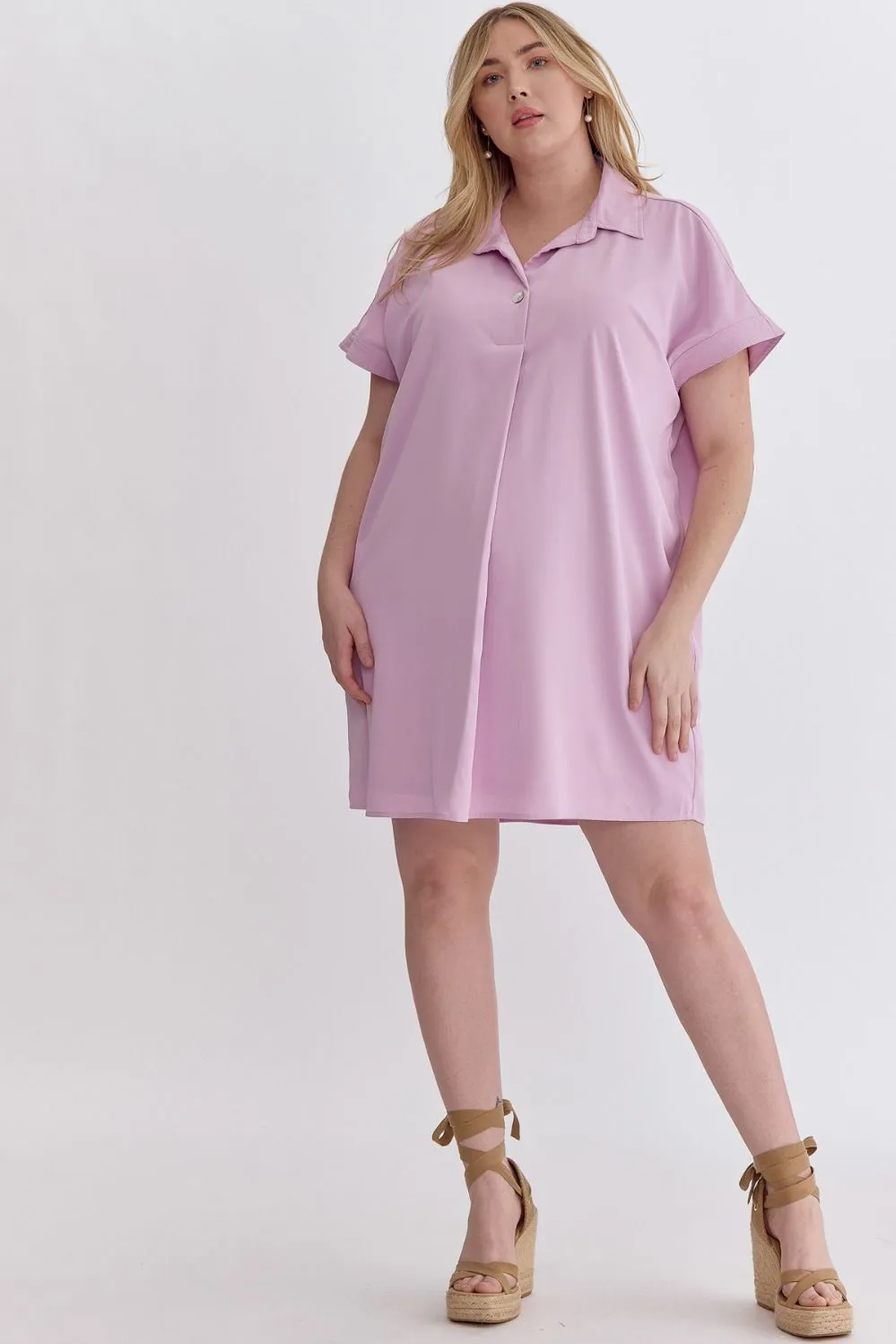 Summer Secrets Lilac Tunic Dress