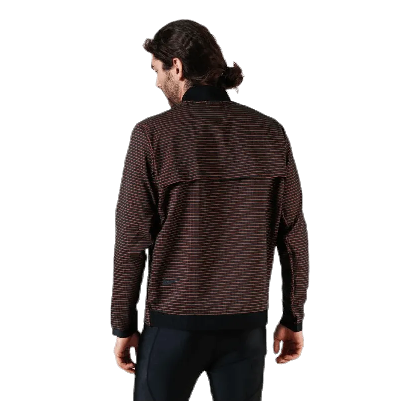 Tech Pack Grid Jacket Orange/Grey