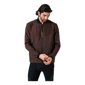Tech Pack Grid Jacket Orange/Grey