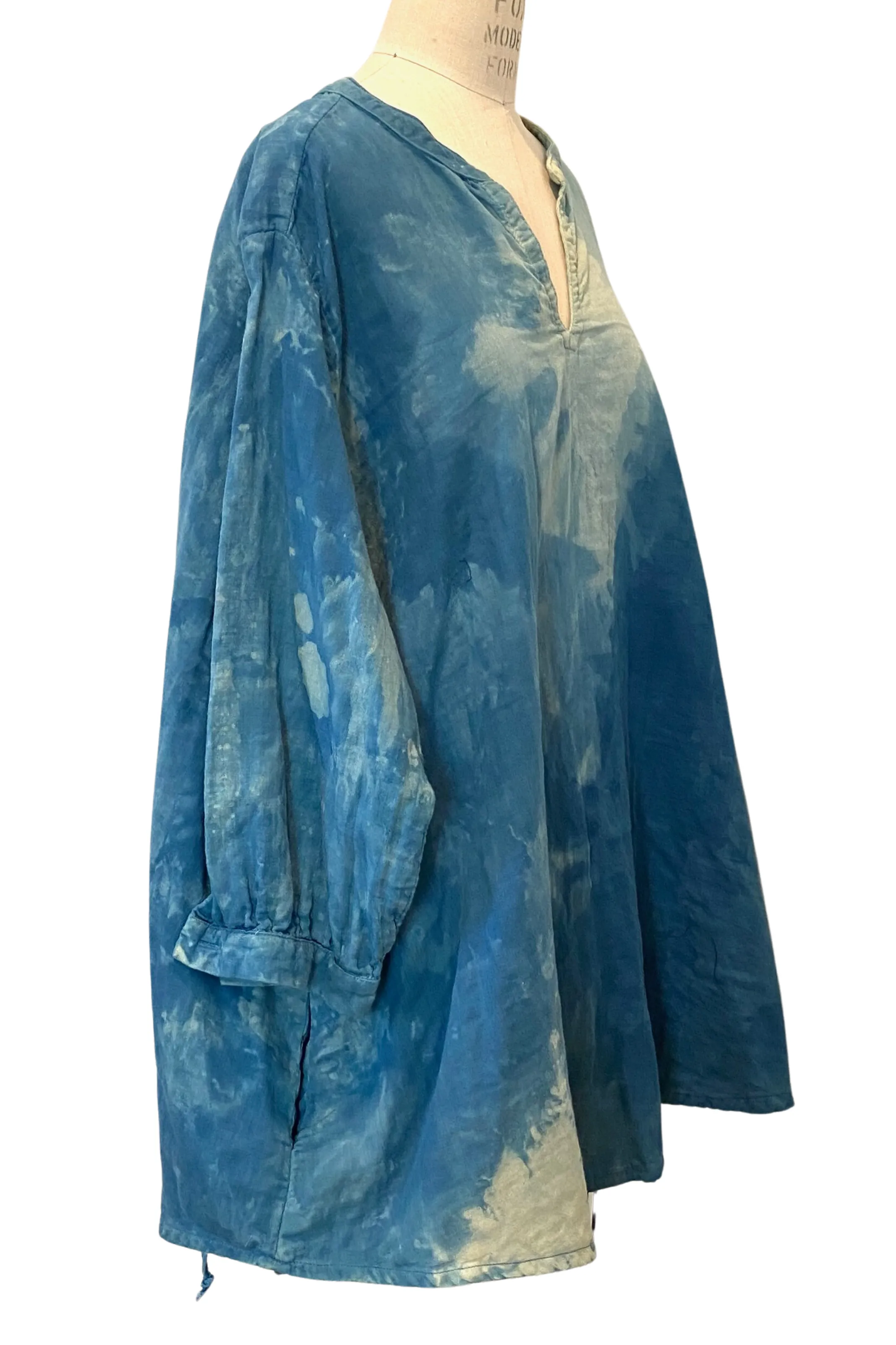 Tunic in Blue Mist |Botanically Dyed Cotton
