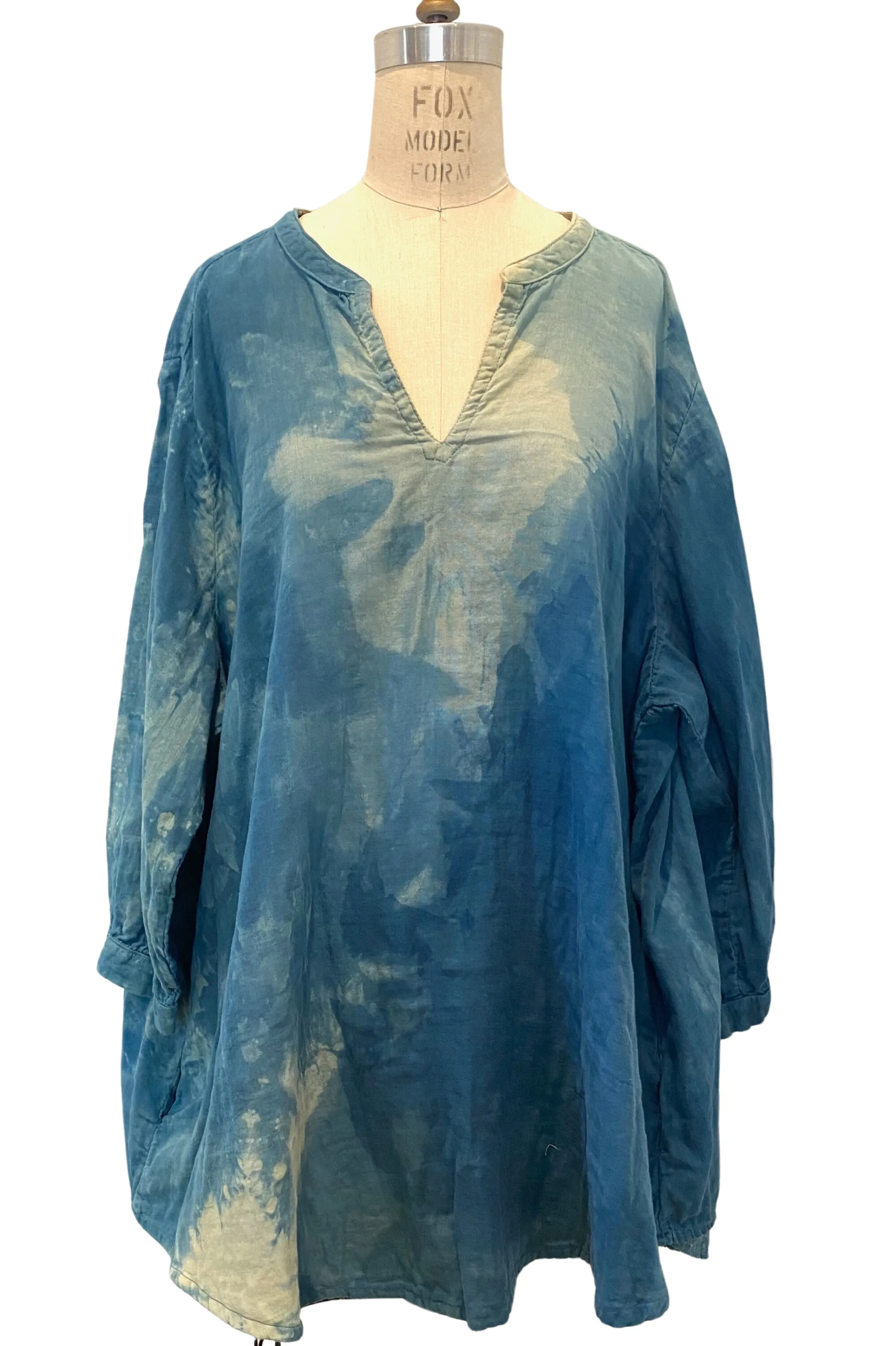 Tunic in Blue Mist |Botanically Dyed Cotton