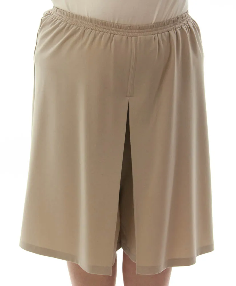 Two Pleater Culotte / Womens Plus Size