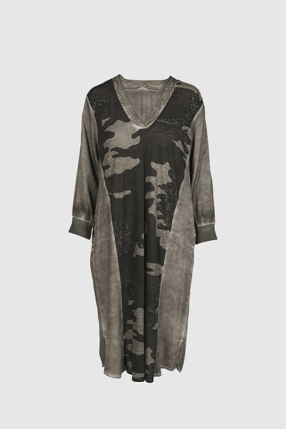 Vilja Tunic Dress in Statue Mix