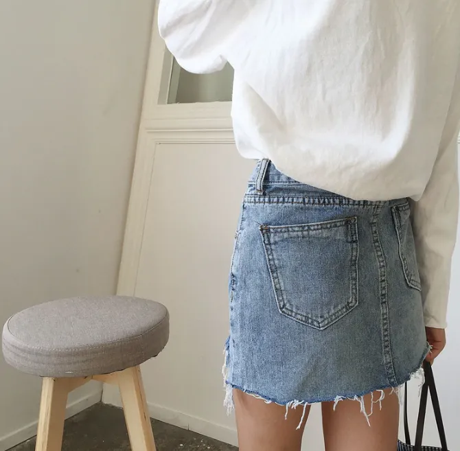 Women's Summer Denim Skirt
