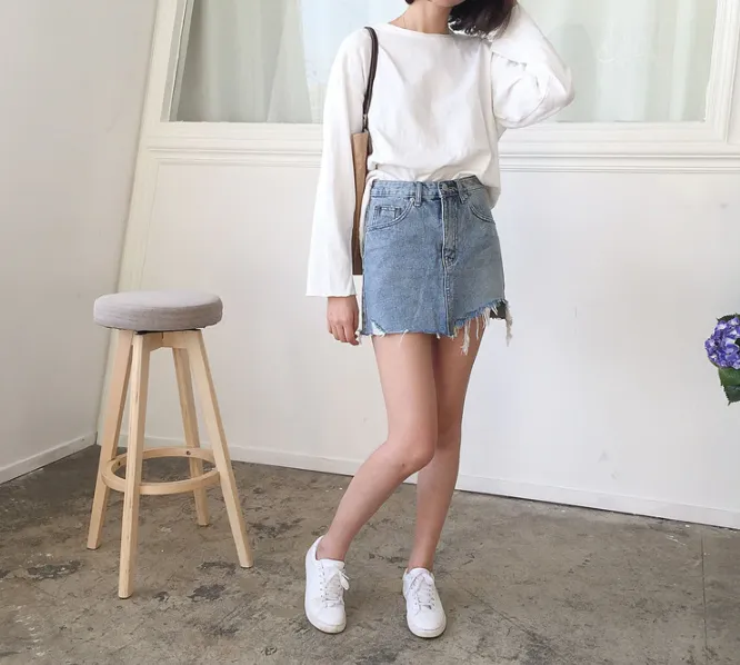 Women's Summer Denim Skirt
